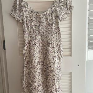 J Crew flowery mini dress
